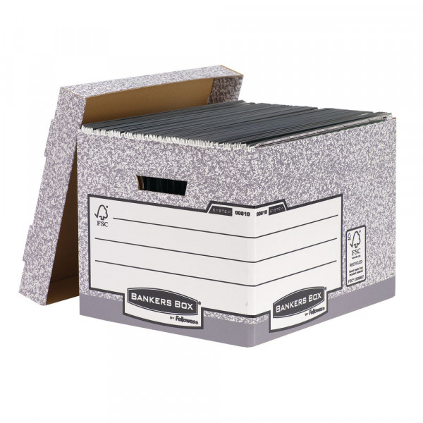 Standard grey storage box | Fellowes Bankers Box 213270 - 1