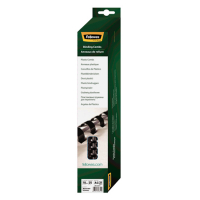 Fellowes black binding spine, 10mm (25-pack) 5331102 213153