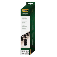 Fellowes black binding spine, 14mm (25-pack) 213159