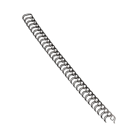Fellowes black metal binding spine, 12mm (100-pack) 213138