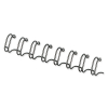 Fellowes black metal wire spine, 6mm (100-pack)