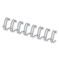 Fellowes silver metal wire back, 10mm (100-pack) 5327901 213141