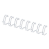 Fellowes white metal wire back, 10mm (100-pack) 213135 - 1