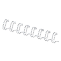 Fellowes white metal wire back 6mm (100-pack) 53215 213131