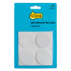 Felt pads (Ø38mm, white) | 123ink | 4-pack 301012 - 1