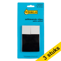 Felt pads (28mm, black) | 123ink | 12-pack x3