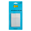 Felt pads (28mm, white) | 123ink | 12-pack 301010 - 1