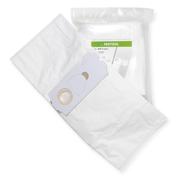 Festool Mini/Midi 2 | microfibre hoover bags | 123ink version | 5 bags SFE01006 - 1