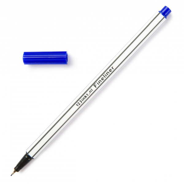 Fineliner | 0.45mm | blue | 123ink | 10-pack 300434 - 1