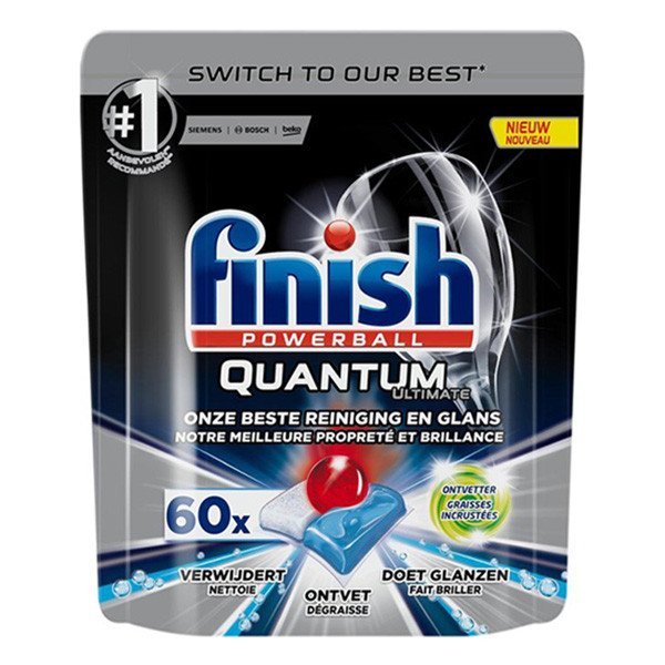 Dishwasher tablets | Finish Powerball Quantum Ultimate | 60-pack SFI00072 - 1