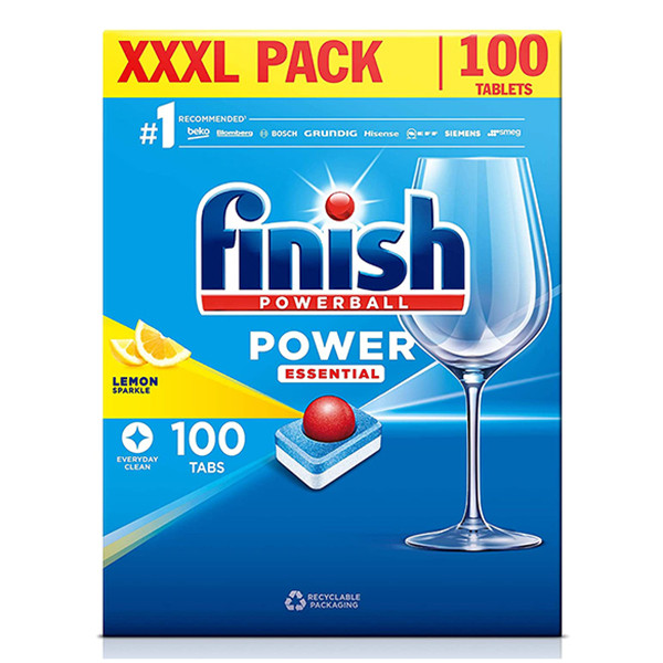 Finish Power All-in-1 Essential Lemon dishwasher tablets (100-pack)  SFI01048 - 1