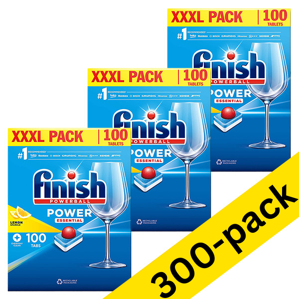 Finish Power All-in-1 Essential Lemon dishwasher tablets (300-pack)  SFI01049 - 1