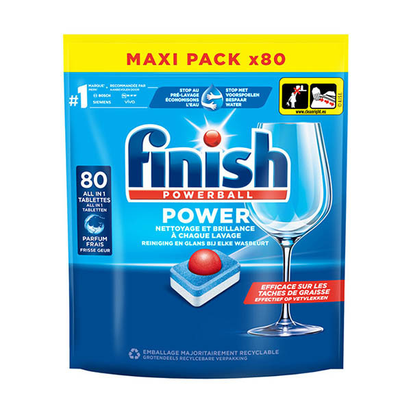 Finish Powerball Regular dishwasher tablets (80-pack) SFI01113 - 1