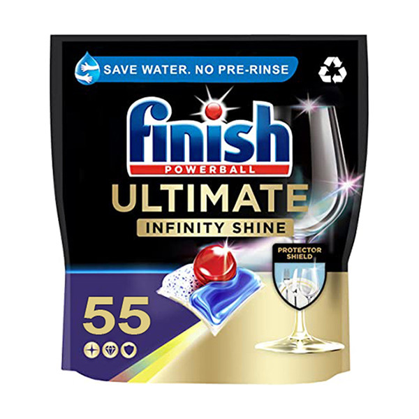 Finish Powerball Ultimate Infinity Shine dishwasher tablets (55-pack)  SFI01030 - 1