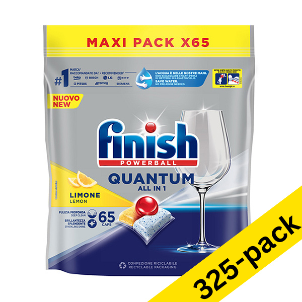 Finish Quantum All-in-1 Lemon dishwasher tablets (325-pack) SFI01035 - 1