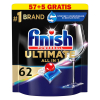 Finish Ultimate Powerball All-in-1 dishwasher tablets (62-pack)