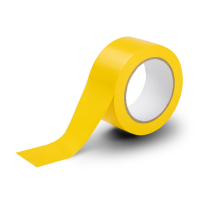 Floor marking tape 50mm x 33m (self-adhesive) | 123ink | yellow 302636