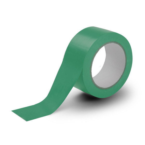 Floor marking tape 50mm x 33m (self-adhesive) | 123ink green 302638 - 1