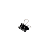 Foldback clip 15mm | black | 123ink | 12-pack