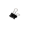 Foldback clip 19mm | black | 123ink | 12-pack