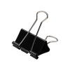 Foldback clip 41mm | black | 123ink | 12-pack