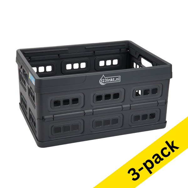 Folding crate 30L | 123ink | 3-pack 301993 - 1