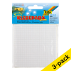 Folia 3D adhesive pads, 5mm x 5mm (3 x 800-pack) 222318 - 1