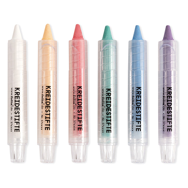 Chalk markers | assorted colours | Folia | 6-pack 222177 - 2