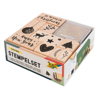 Folia Christmas stamp set | 12-pack 222201