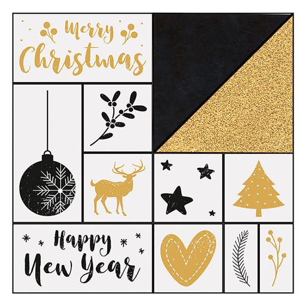Folia Christmas stamp set | 12-pack 222201 - 2