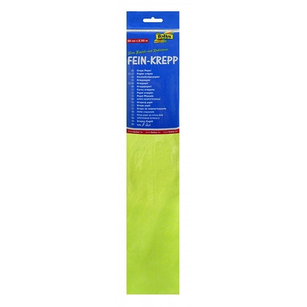 Crepe paper 250cm x 50cm | Folia | light green 222098 - 1