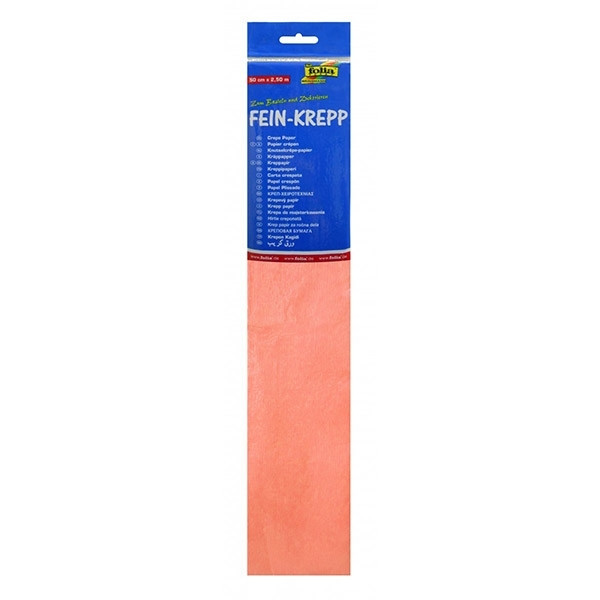 Crepe paper 250cm x 50cm | Folia | pink 222084 - 1