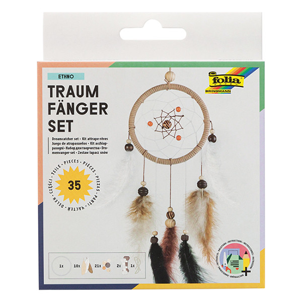 Dream catcher craft kit | brown | Folia 222161 - 1