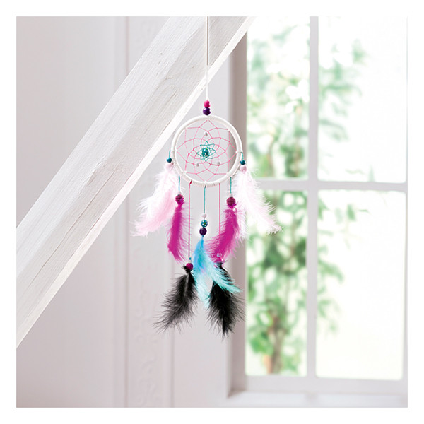 Dream catcher craft kit | pink | Folia 222160 - 3