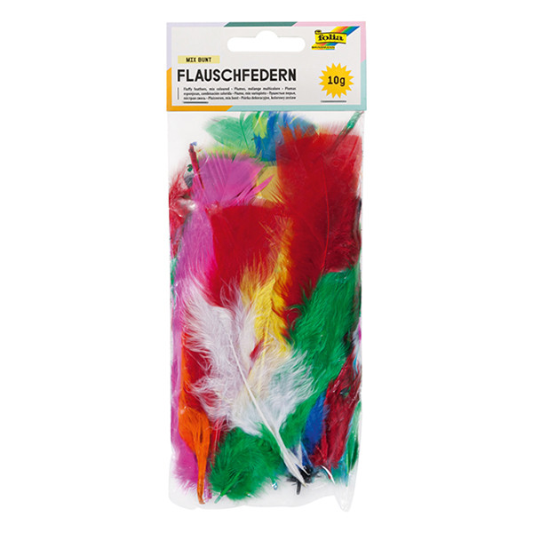 Feathers 10g | assorted colours | Folia 222188 - 1