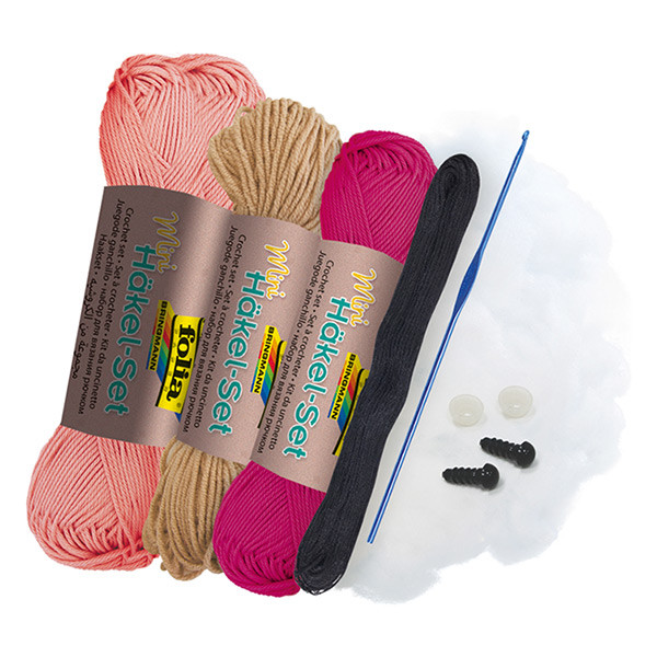 Flamingo crochet set | Folia 222169 - 2