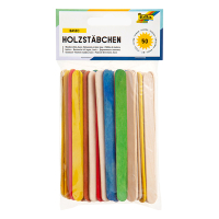 Ice cream sticks | assorted colours | Folia | 50-pack 222330