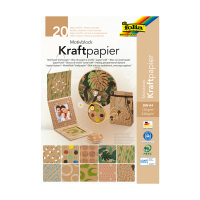 Folia Kraft paper II A4 design paper, 120/230 grams (20 sheets) 48898 222117