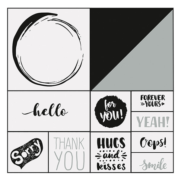 Folia Lettering stamp set | 12-pack 222200 - 2