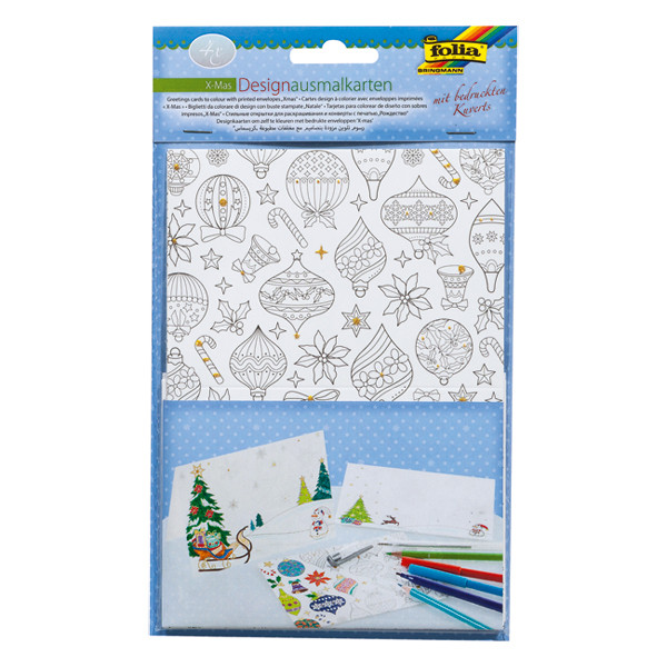 Printed Christmas cards | Folia | 4-pack 222147 - 1