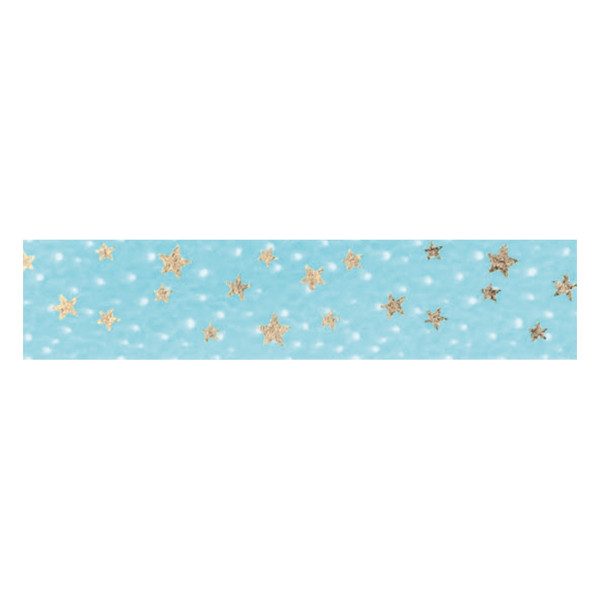 Washi tape 15mm x 5m | gold stars | Folia 222235 - 1