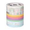 Washi tape set | rainbow clouds | Folia | 4-pack