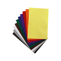 Folia assorted felt, 20cm x 30cm (10 sheets) 520409 222203