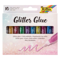 Folia assorted glitter glue (10-pack) 574 222138