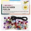 Folia assorted letter beads with wire (100-pack)