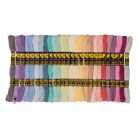 Folia assorted pastel embroidery thread (52-pack) 23993 222112