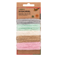 Folia assorted pastel rope, 20m 12731 222314