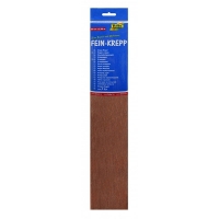 Folia brown crepe paper, 250cm x 50cm 822161 222082