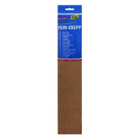 Folia chocolate brown crepe paper, 250cm x 50cm 822115 222099
