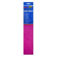 Folia dark pink crepe paper, 250cm x 50cm 822154 222080